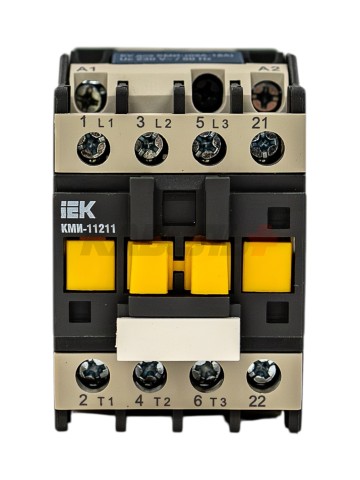 Контактор КМИ-11211 12А 230В/АС3 1NC IEK
