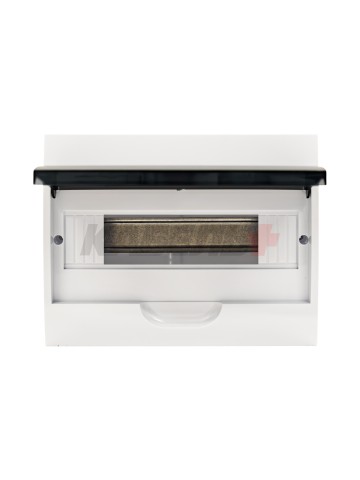 Корпус пластиковый ЩРН-П-12 черн. прозр. дверь IP41 GENERICA