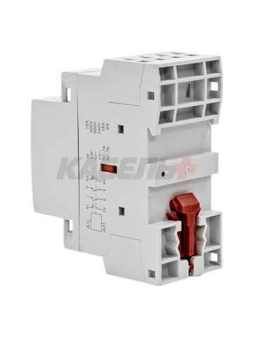 Контактор модульный YON max типа MCE, 4P, 16A, 240В, 2НО+2НЗ DKC