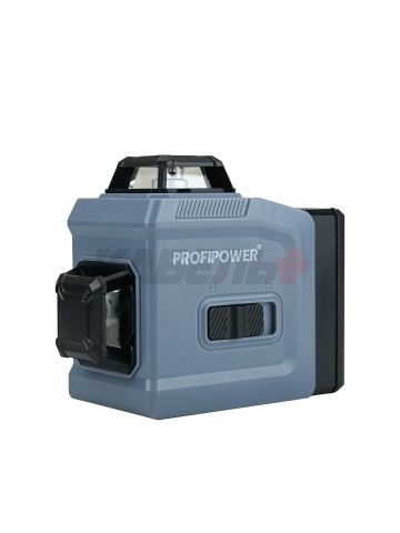 Лазерный нивелир E0214 ProfiPower NL-12G (12 лучей, лазер - зеленый, Li-ion - 1шт, пульт ДУ, переходник, З/У, сумка-чехол)