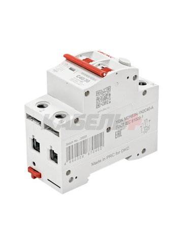 Дифавтомат YON max типа MDR, 1P+N, 30mA, 40A, хар-ка C, 6kA, тип А DKC