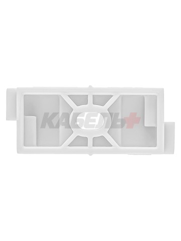 Крепеж-клипса для трубы 25 мм для прямого монтажа (100 шт.) белая TDM