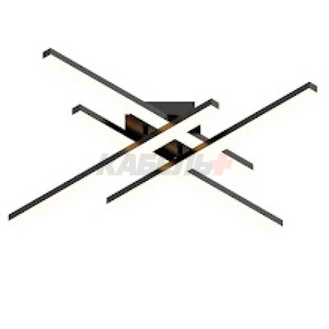 Светильник D6823B/4 72W чёрный