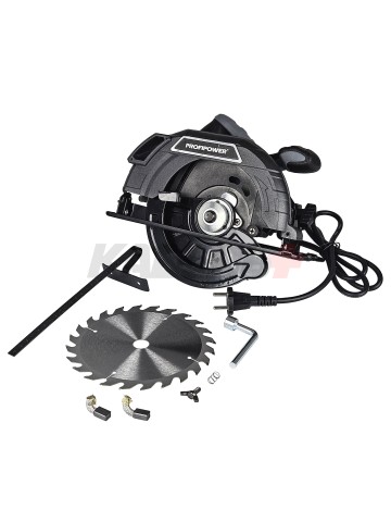 Пила циркулярная E0266 PROFIPOWER ДП-185B (1400Вт, 5500об/мин, диск 185х20мм, пропил 42/60мм, 45°)