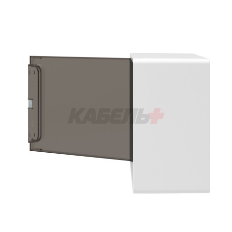 Щиток 8 мод настенный FRAME, белый, с тонированной дверцей, с 2 шинами PEN на 6 и 8 отв. DKC