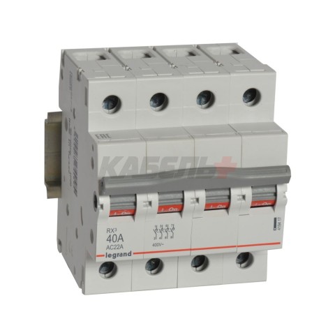RX3 Выключатель-разъединитель 40А 4П