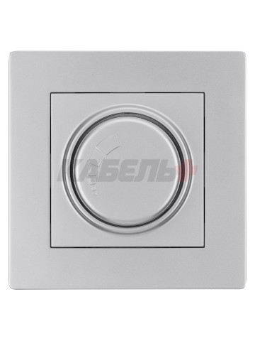 Светорегулятор 300 Вт серебр. металлик "Сенеж" TDM