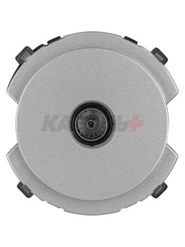 Розетка TV проходная платина, "Байкал" TDM