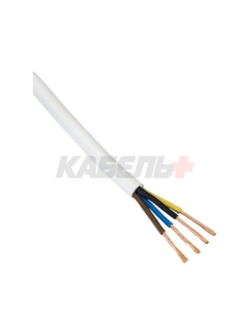 Провод ПВС-Т 3х2,5+1х2,5 бел