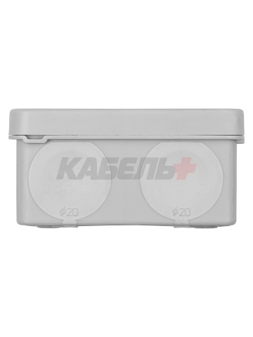 Коробка уравнивания потенциалов( КУП) двухкомп ОП 80х80х40 мм,шина 6х9,6гр.,IP66,  инд. ш/к TDM.