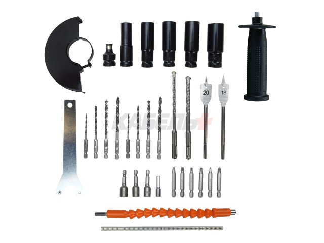 Аккумуляторный бесщеточный E0093 Profipower набор 4 в 1 ProfiSet-4F18 (Li-ion-2шт, 4Ач, З/У, кейс, E0081, E0080, T0056, T0058)