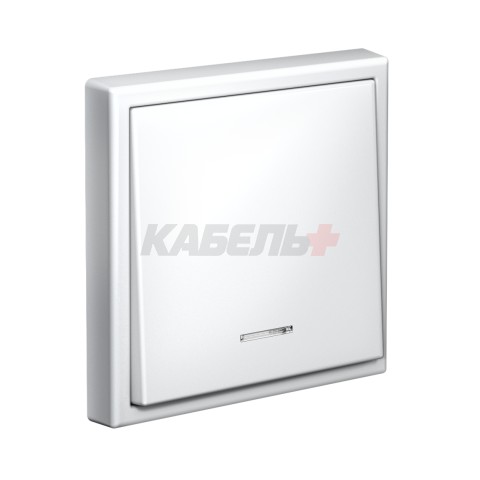 ARTGALLERY 1-клавишный ВЫКЛЮЧАТЕЛЬ с подсветкой, 10АХ, механизм, быстрозажим. клем., ЛОТОС