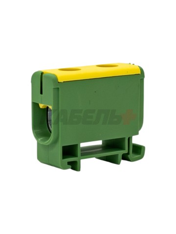 Клемма вводная силовая КВС 6-50 кв.мм. желтая/зеленая TDM