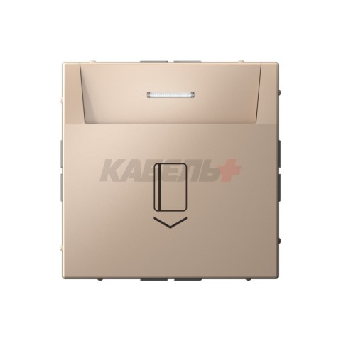 ARTGALLERY ВЫКЛЮЧАТЕЛЬ карточный 10А, без задержки времени, быстр.клемм., ПЕСОЧНЫЙ