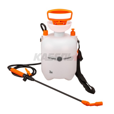 Опрыскиватель садовый помповый для растений и цветов 3л ЧЕТЫРЕ СЕЗОНА
