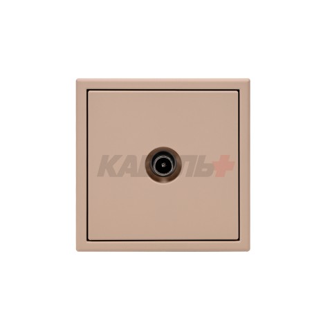 ARTGALLERY TV РОЗЕТКА оконечная 1DB, механизм, ПЕСОЧНЫЙ