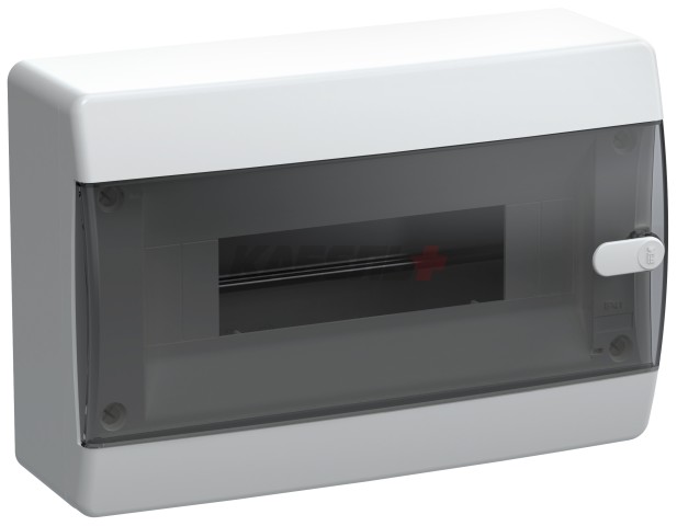 UNION Compact Корпус пластиковый ЩРН-П-12 IP41 черная прозрачная дверь IEK