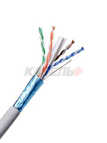 ITK Витая пара F/UTP кат.6 4х2х23AWG LSZH нг(А)-HF серый (305м) РФ/Т
