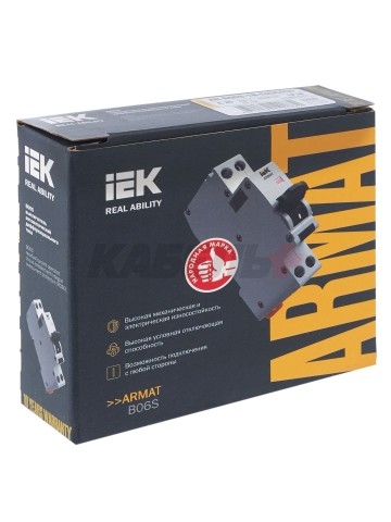 ARMAT Дифавтомат B06S 1P+NP C25 30мА тип AC (18мм) IEK