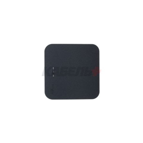 BLANCA О/У 1-клавишный ВЫКЛЮЧАТЕЛЬ (сх.1) с подсветкой, ИЗОЛ.ПЛ., 10А, 250В, АНТРАЦИТ