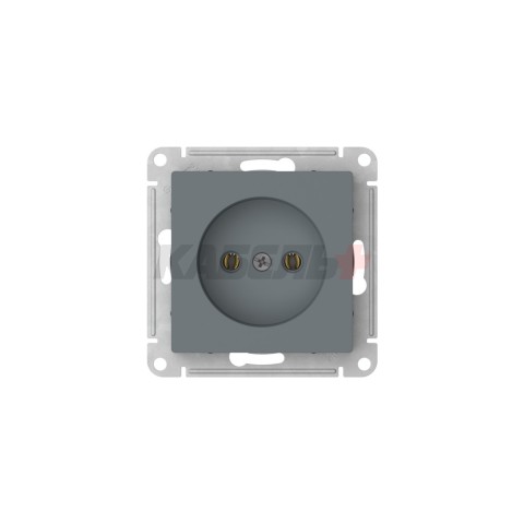 ATLASDESIGN РОЗЕТКА без заземления без шторок, 16А, мех., быстрозажим. клем., ГРИФЕЛЬ