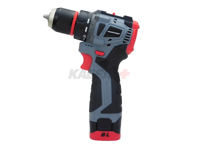 Аккумуляторный бесщеточный шуруповерт PROFIPOWER BL-161(16В,40Нм,Li-ion 2шт,2.0Ач,2 скорости,0.8-10мм,З/У,в кейсе)