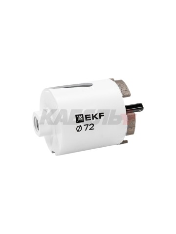Коронка алмазная Turbo Fast 72 DCH-72TRB Laser M16 EKF Expert