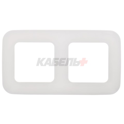 FLITE Рамка 2-местная РУ-2-А-ФлБ белый IEK