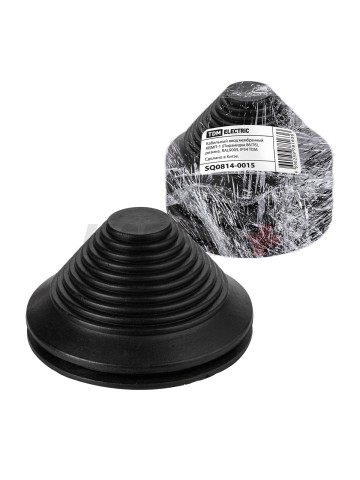 Кабельный ввод мембранный КВМП-1 (Пирамидка 80/70), резина, RAL 9005, IP54 TDM