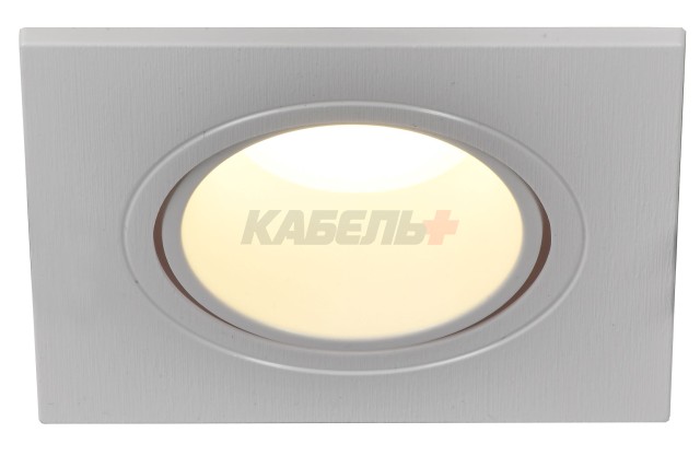 LIGHTING Светильник 4101 встраиваемый под лампу MR16 квадрат пластиковый белый IEK