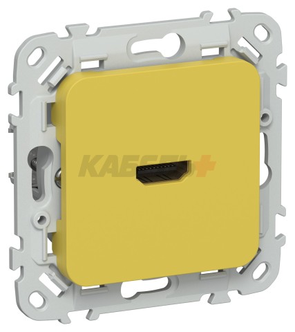 FLITE Розетка HDMI РШДМА-ФлЖК желтый карри IEK