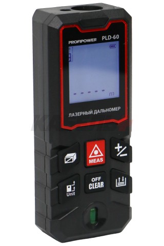 Дальномер лазерный E0268 PROFIPOWER 60 метров PLD-60