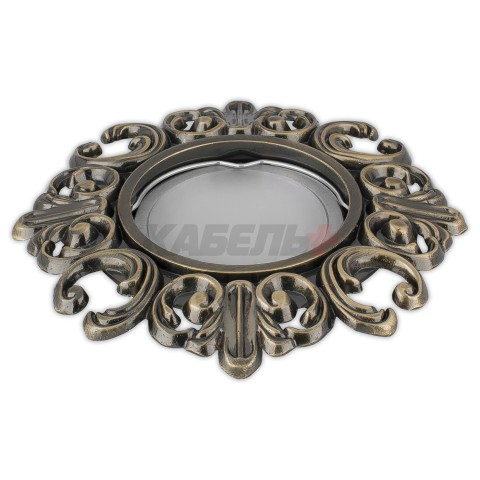 Светильник Gauss Antique CA047 Круг. Бронза Gu5.3 1/40