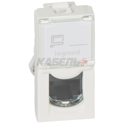 Mosaic RJ-45 UTP кат5е 1мод.бел.