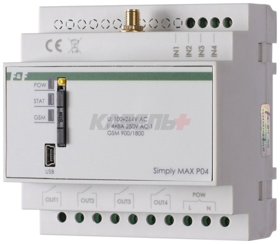 SIMply MAX P04 реле дистанционного контроля GSM