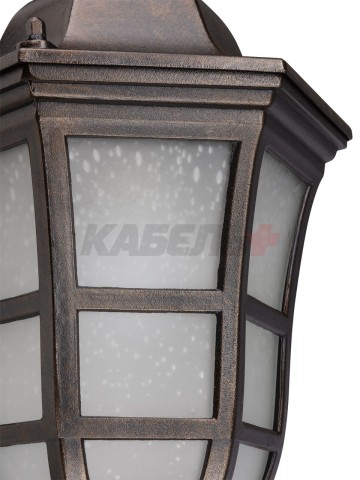 Светильник садово-парковый "Меридиан" 100 Вт, вниз, алюм., матовое/кофейный, Е27, TDM