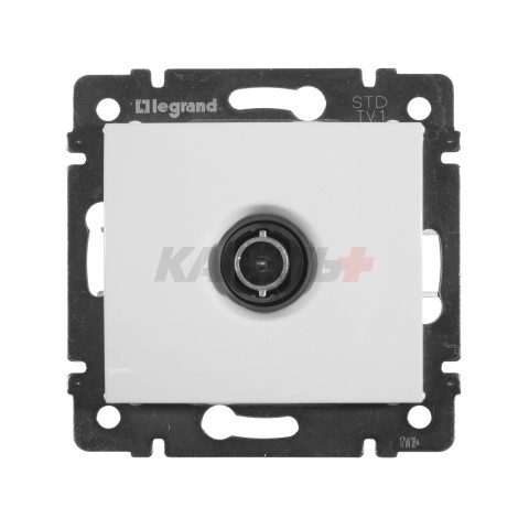 VALENA Розетка TV тип звезда белый