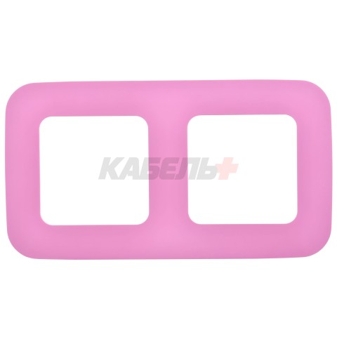 FLITE Рамка 2-местная РУ-2-А-ФлПр пурпурный IEK