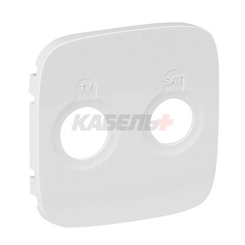 Valena Allure - Лицевая панель для розеток TV-SAT, белая