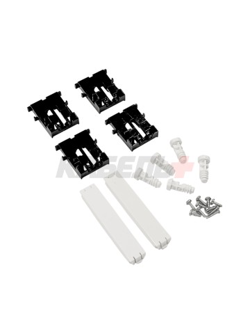 TEKFOR Корпус пластиковый ЩРВ-П-24 IP41 черная прозрачная дверь IEK