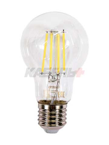 Лампа Gauss Filament А60 8W 780lm 4100К Е27 LED