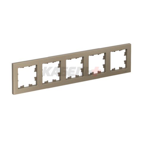 ATLASDESIGN 5-постовая РАМКА, универсальная, ШАМПАНЬ
