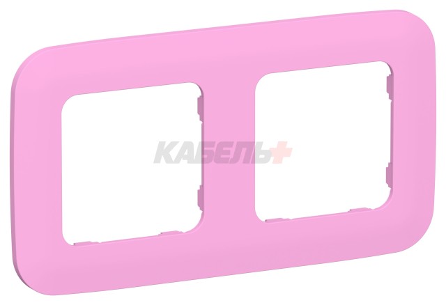 FLITE Рамка 2-местная РУ-2-А-ФлПр пурпурный IEK