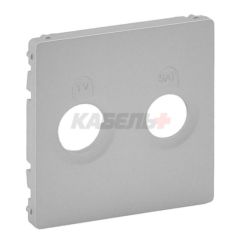 Valena Life - Лицевая панель для розеток TV-SAT, алюминий