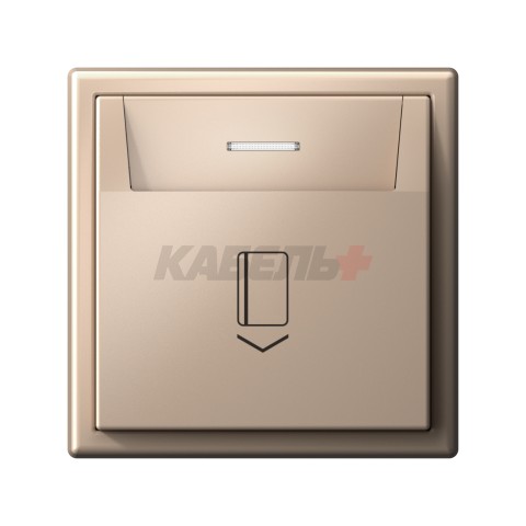 ARTGALLERY ВЫКЛЮЧАТЕЛЬ карточный 10А, без задержки времени, быстр.клемм., ПЕСОЧНЫЙ