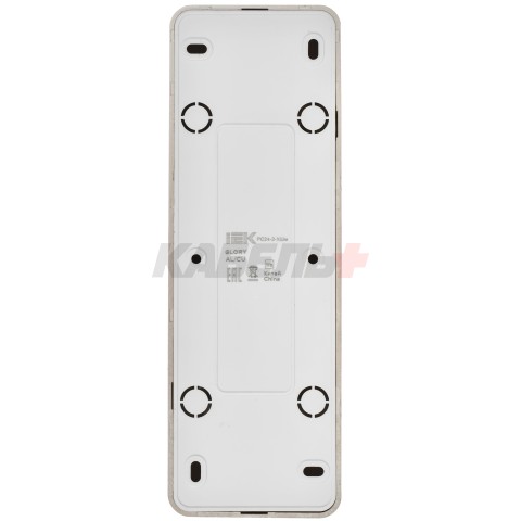 GLORY Розетка 4-местная для открытой установки без заземления без защитных шторок 10А РС24-2-ХШм шампань матовый IEK