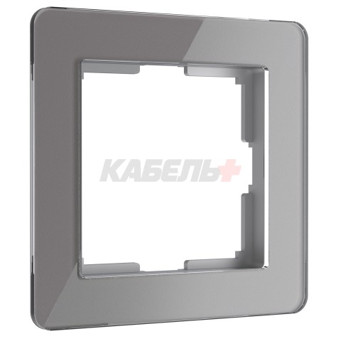 W0012704/ Рамка на 1 пост Acrylic (графит)