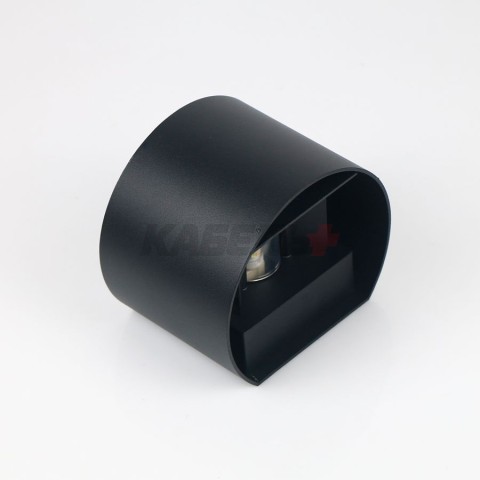 Фасадный светильник General GWL-G9-5-ROUND-IP65 Черный Круглый Лайтвэйв