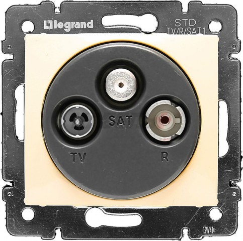 Valena - Розетка TV-RD-SAT-проходн. 2400MHz, < 14 дБ, сл.кость