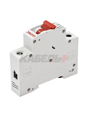 Автоматический выключатель YON max типа MD63N, 6кА, 1 полюс, хар-ка C, 3А DKC